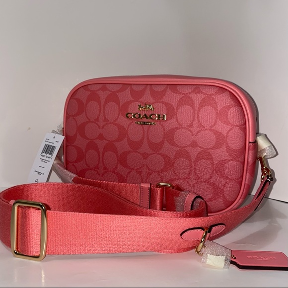 Coach Handbags - Coach Jamie Camera Bag In Blocked Signature Canvas NWT